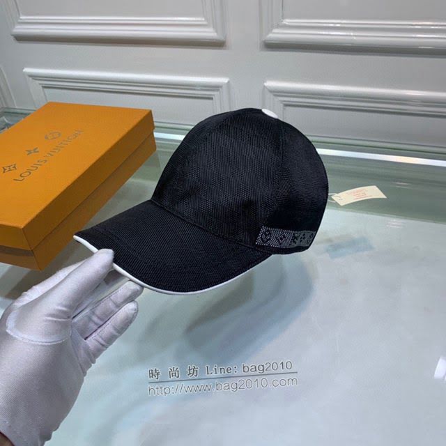 LV新品男士帽子 路易威登經典棋盤格棒球帽鴨舌帽  mm1739